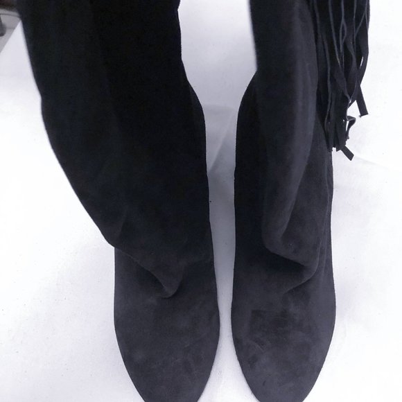Chloe Qaisha Fringed Over-the-Knee Boot - Picture 6 of 12